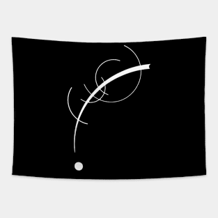 Curve to the Point Tapestry