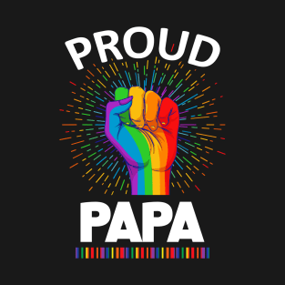 Proud Papa Gay Lgbt T-Shirt