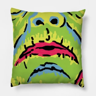 VINTAGE FRANKENSTEIN COLOR Pillow