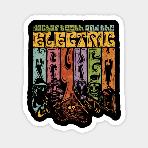 The Psychedelic Mayhem Magnet by kg07_shirts