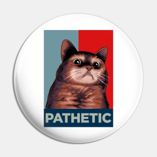 pathetic cat meme Pin