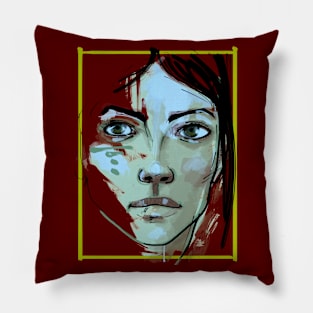 portrait design Pillow