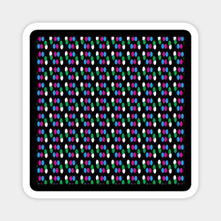 Colorful abstract pattern Magnet