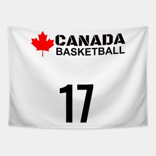 Canada Basketball Number 12 Design Gift Idea Tapestry