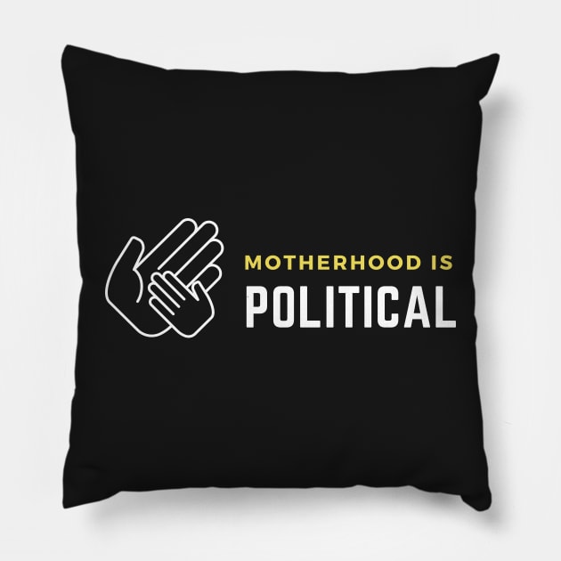 Motherhood is kingdom work Pillow by dudelinart