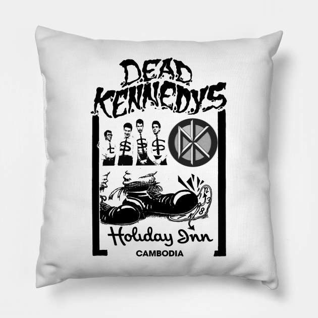 Dead Kennedys Band Pillow by trippy illusion