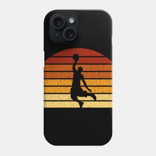 Vintage Sunset Basketball Gift For Basketball Players Phone Case