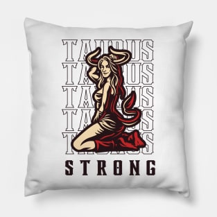 Taurus The Strong Zodiac Sign Pillow