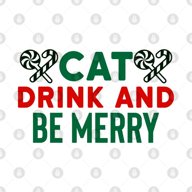 Cat Drink and Be Merry by MZeeDesigns