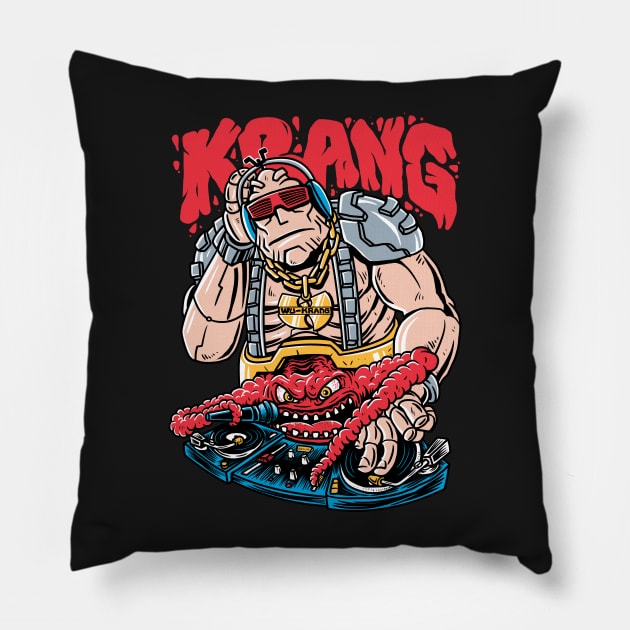 Wu-Krang Clan Pillow by mashuptees