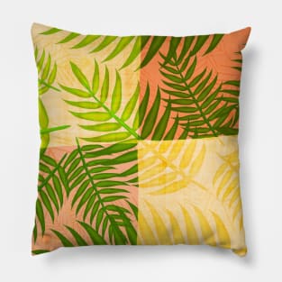 Tropical Boho Patches Pillow