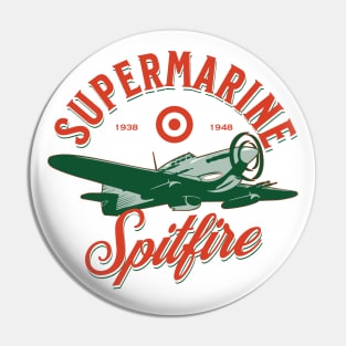 Spitfire - Supermarine | WW2 Plane Pin