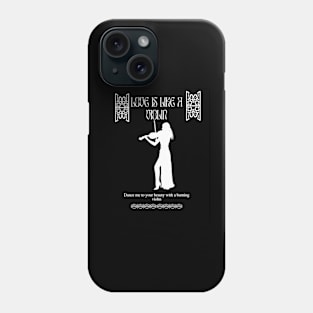 Dance me to ende of love dark Phone Case