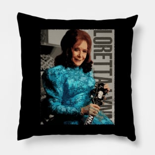 Queen of Country Relive Lynn's Genre Defining Music on a Tee Pillow