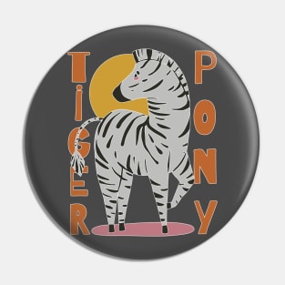 Tiger Pony Pin