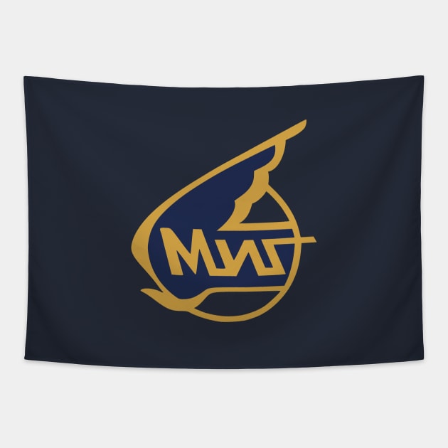 Mikoyan Gurevich Logo Tapestry by Tailgunnerstudios