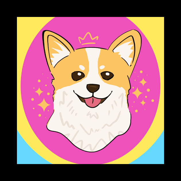 Corgi Portrait by Genesis