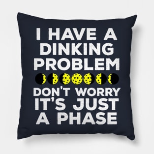 Dinking Problem Phases Of The Moon Pickleball Pillow