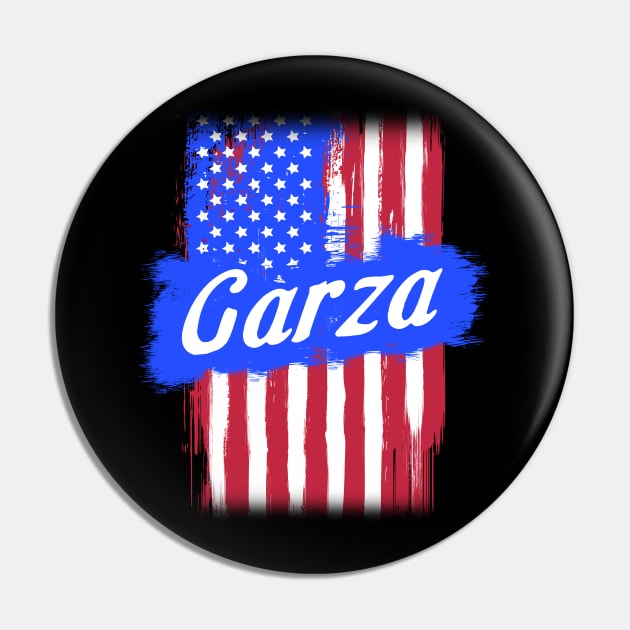 American Flag Garza Family Gift For Men Women, Surname Last Name Pin by darius2019