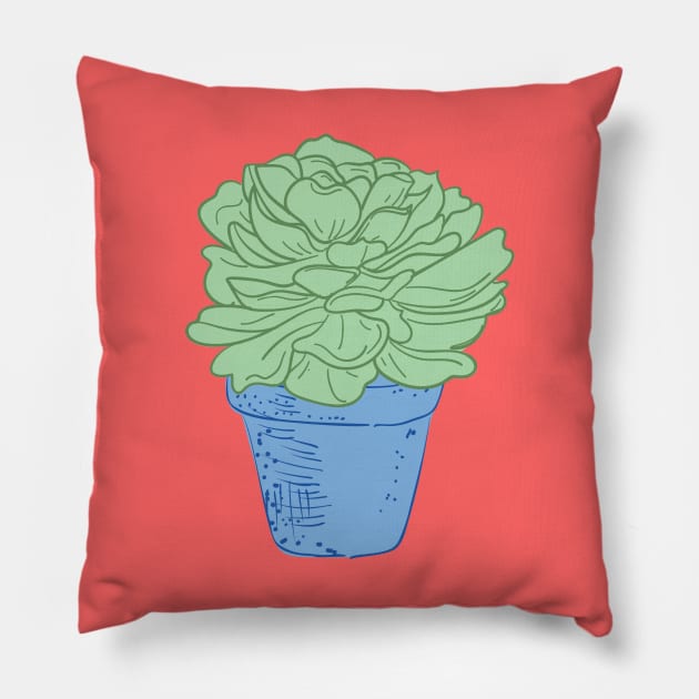 Cactus Doodle Pillow by SWON Design