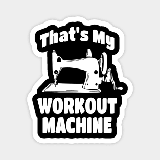 Sewing Machine Workout Magnet