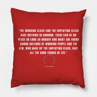 BlueCollarWriter Workers of the World Pillow