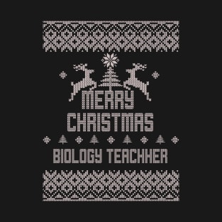 Merry Christmas BIOLOGY TEACHER T-Shirt