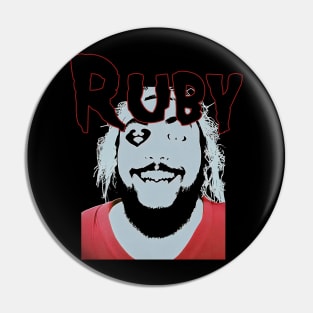 Ruby Da Cherry Retro Horror Punk Style Pin