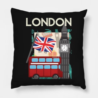 I Love London UK Travel more Wanderlust love Explore the city travel London souvenir Pillow