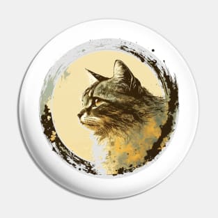 Discover Our Collection of Handcrafted Cat-Inspired Artwork Pin