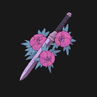 Dagger in Peonies T-Shirt