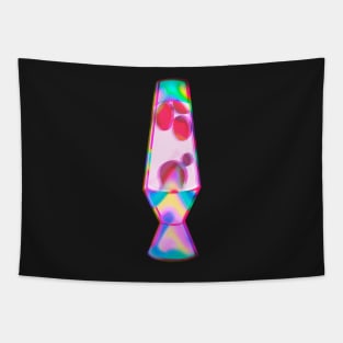 Retro Holographic lava lamp magnet Tapestry