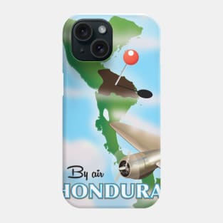 Honduras Map Travel poster Phone Case