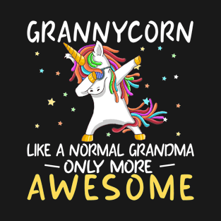 Grannycorn Birthday Grammy Unicorn Gift T-Shirt