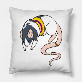 Intersex Pride Rat Pillow