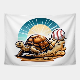 Endangered Beauty Baseball Desert Tortoise Tapestry