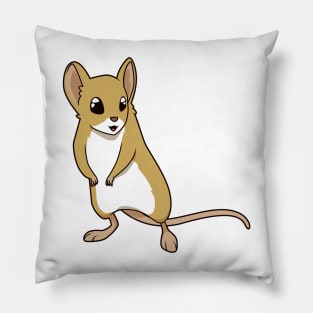 Kawaii grasshopper mouse Pillow