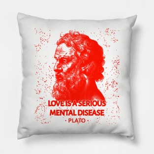 Plato Quotes Red Pillow