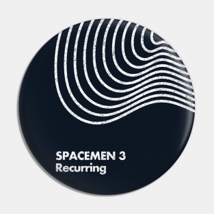 Spacemen 3 / 90s Minimal Graphic Design Tribute Pin