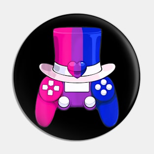 Video-game Bisexual Controller LGBT-Q Subtle Bi Pride Flag Pin