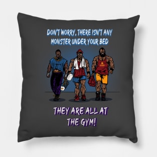 Gym Monsters Pillow