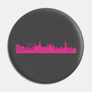 Vienna skyline pink Pin