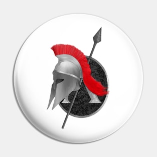 Spartan Helmet Pin