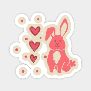 Full of Love Bunny Magnet