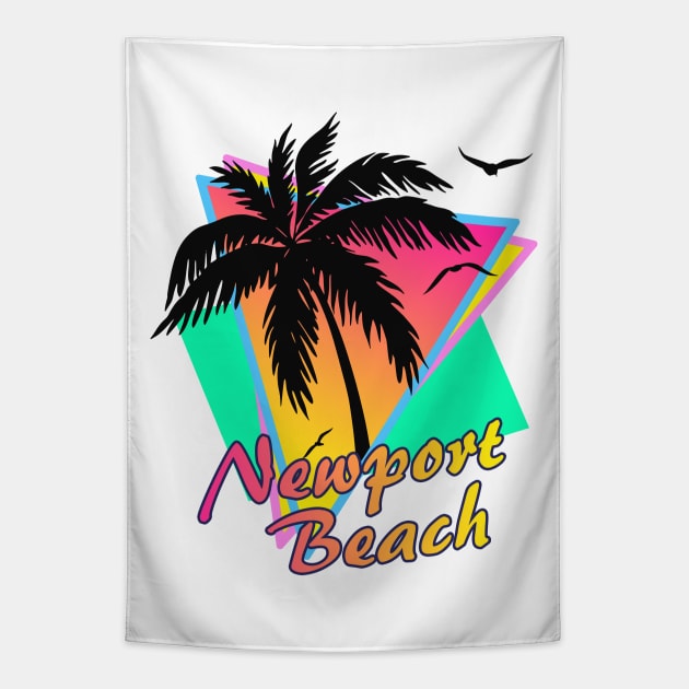 Newport Beach Tapestry by Nerd_art