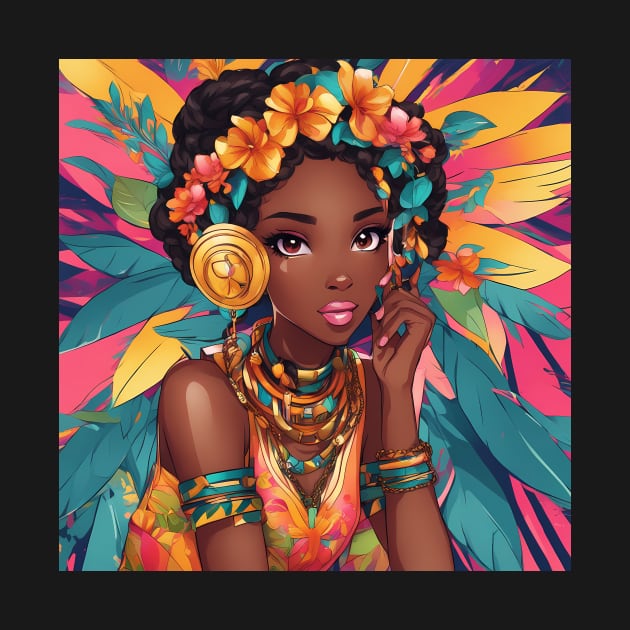 Most Beautiful Black African Girl by animegirlnft