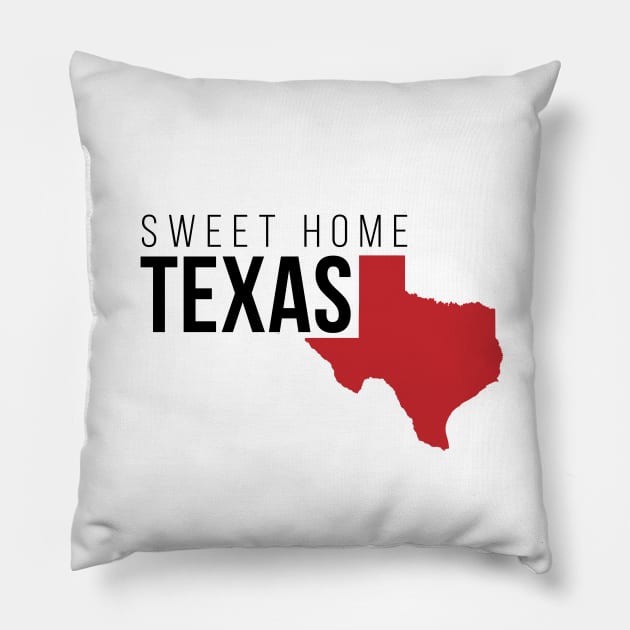 Sweet Home Texas Pillow by Novel_Designs