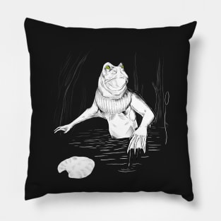 Loveland frog man Pillow