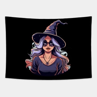 Cute trendy witch Tapestry