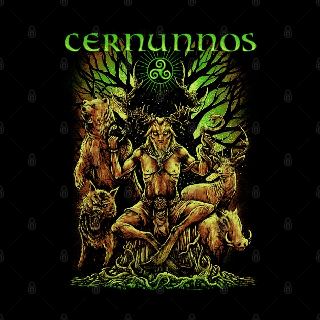 Cernunnos Celtic Pagan Mythology God Irish Scottish Wicca by Blue Pagan